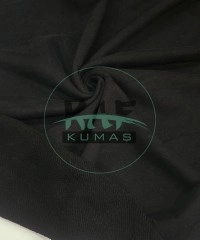 3 İplik Diagonel Kumaş | Siyah (Kalın 350/360 gsm)