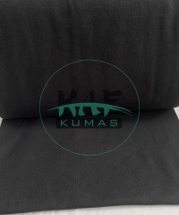 002 1x1 Ribana Kumaş | Esnek Penye Kumaş (Pamuklu, Likralı) | Siyah