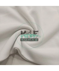 Örme Waffle Kumaş | Beyaz