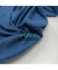 Örme Waffle Kumaş | Koyu Mavi