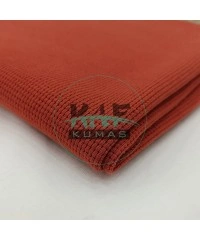 Örme Waffle Kumaş | Kiremit