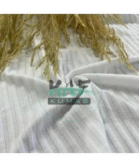 Pamuklu Kaskorse Kumaş | Beyaz