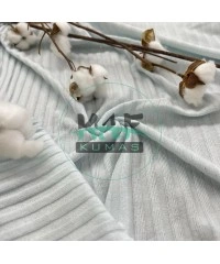 Pamuklu Kaşkorse Kumaş | Buz Mavi