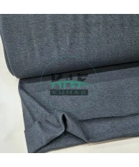 Pamuklu Ribana Kumaş | Mavi Melanj