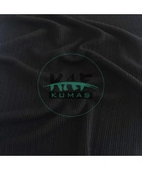 Bambulu Kaşkorse Kumaş | Siyah