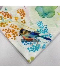 Serçe Desenli Desenli Kaşkorse Kumaş