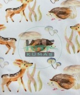 Dijital Baskılı Penye Süprem Kumaş | Ceylan & Kirpi