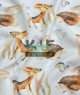 Dijital Baskılı Penye Süprem Kumaş | Ceylan & Kirpi