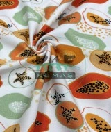 Dijital Baskılı Penye Süprem Kumaş | Papaya
