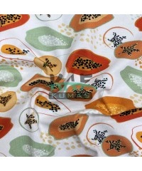 Dijital Baskılı Penye Süprem Kumaş | Papaya