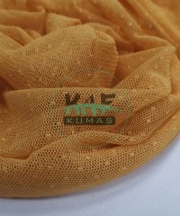 Küçük Puantiyeli Tül Kumaş | Zerdeçal