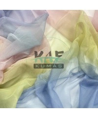 Gökkuşağı Tül Kumaş | V-2