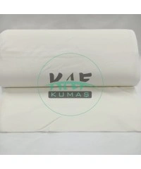 003 1x1 Ribana Kumaş | Esnek Penye Kumaş (Pamuklu, Likralı) | Geniş En | Kırık Beyaz