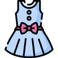 Kaf Kumaş Kız Çocuk Etek Elbise